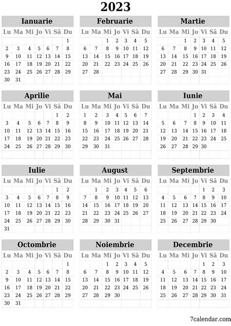 Calendar Numar Saptamani 2023 – Get Calendar 2023 Update