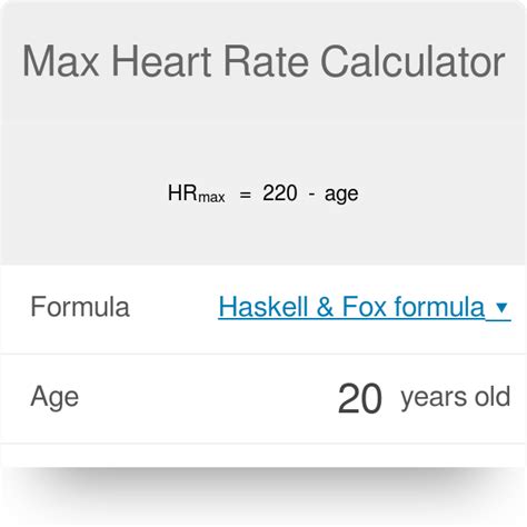 Max Heart Rate Equation - Tessshebaylo