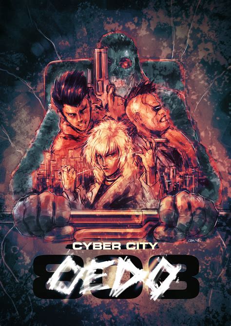 Cyber City Oedo 808 - Theatrical Poster by Alan Graham в 2019 г. | Фильмы