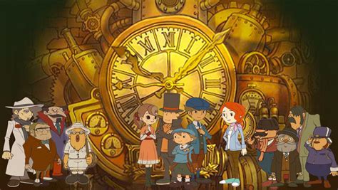 Professor Layton and the Unwound Future wallpaper by TheGeesFan on DeviantArt