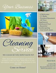 Cleaning Service Flyer Templates | PosterMyWall