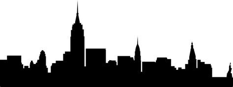 New York City Skyline Silhouette - ClipArt Best