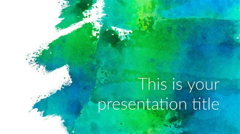 Free art Powerpoint templates and Google Slides themes | Plantillas de powerpoint, Plantillas de ...