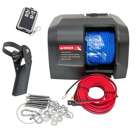 Buy Electric Anchor Winch,Boat Anchor Wench 12V Marine Saltwater Anchor Windlass Kit with ...