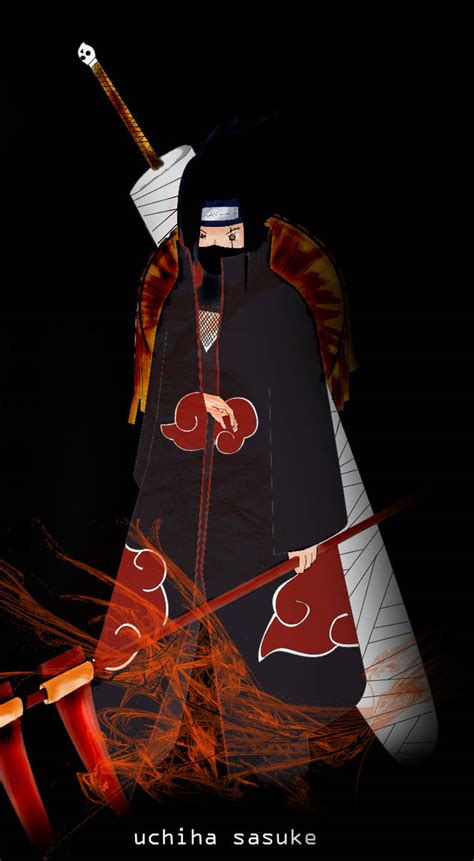 Uchiha Sasuke in Akatsuki by Noxzone on DeviantArt