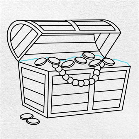 How to Draw a Treasure Chest - HelloArtsy