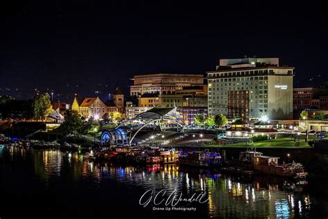 Charleston WV Nightscape Photograph by Gary Wendell - Fine Art America