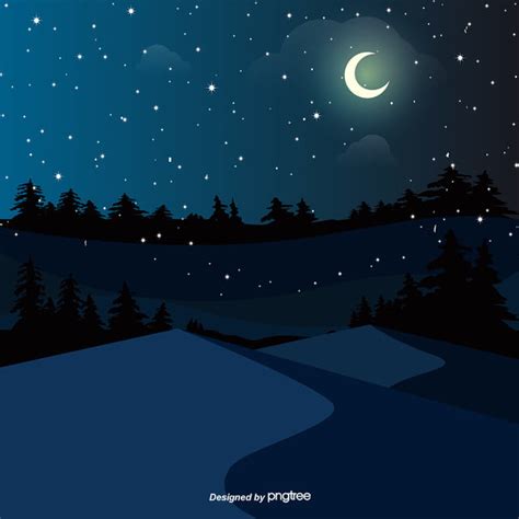 Vector Background Of Blue Star Sky Night Sky, Wallpaper, Night, Night Sky Background Image And ...