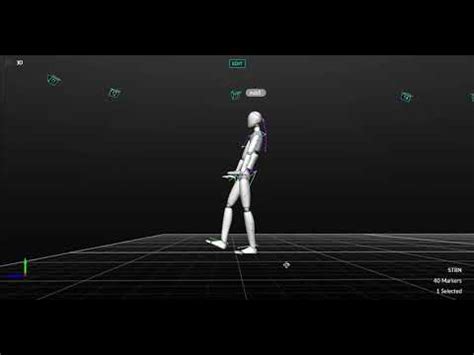 [abnormal gait] lurching gait with motioncapture - YouTube