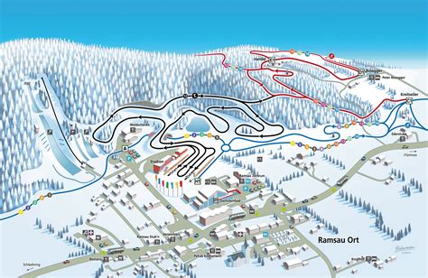 Für die Skiregion Ramsau am Dachstein in Österreich hat der Panorama-Maler Arne Rohweder einen ...