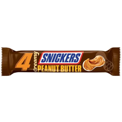 Creamy SNICKERS Peanut Butter Share Size Square Candy Bars, 2.8-Ounce ...