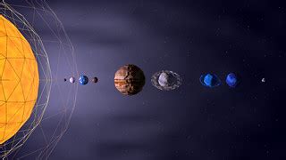 solar system | Low Poly solar system www.ineedair.org | Philippe Put | Flickr