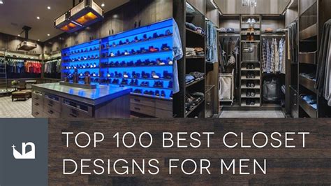 Top 100 Best Closet Designs For Men - Walk In Wardrobes | Closet ...