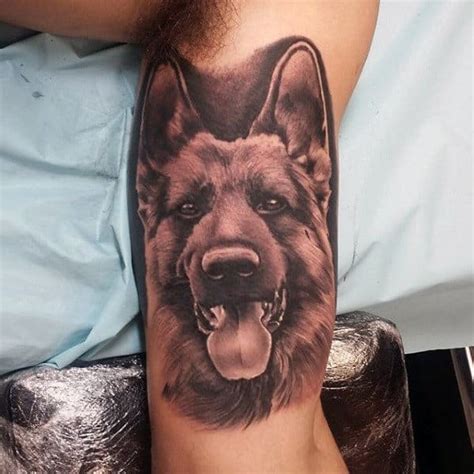 30 Cool German Shepherd Tattoo Designs for Men [2023 Guide]