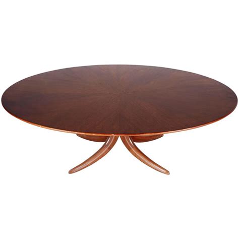 Postmodern Oval Mahogany Coffee Table For Sale at 1stDibs | post modern coffee table
