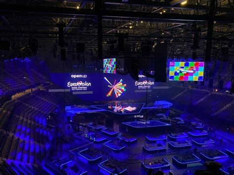 Eurovision 2021 Stage - First Look Pictures from Rotterdam's Ahoy