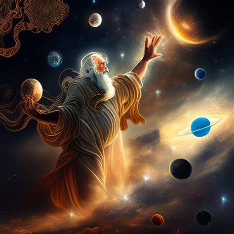 God Creating The Universe