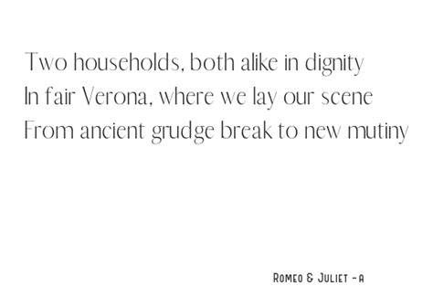 Shakespeare Quotes Romeo And Juliet