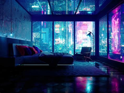 Cyberpunk Room Wallpapers - Top Free Cyberpunk Room Backgrounds - WallpaperAccess