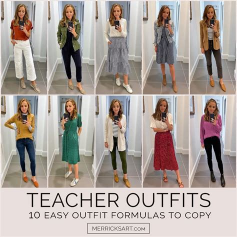 10 Fantastic Teacher Outfit Formulas - Merrick's Art