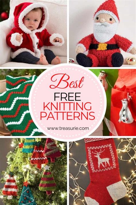 30 Christmas Knitting Patterns - Best of the Best | TREASURIE