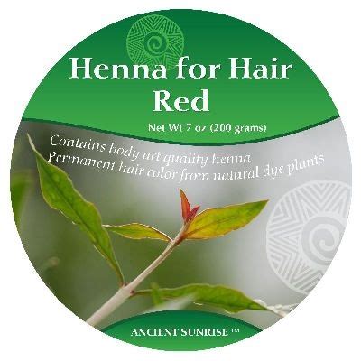 Sample Henna for Hair Red kit- vivid natural red head look, Pure Henna