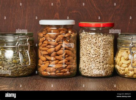 Mix of nuts and seeds Stock Photo - Alamy