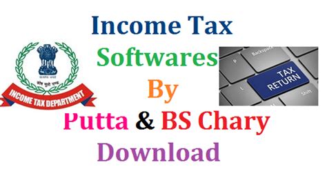 Income Tax Sortwares by Putta Srinivas Reddy and BS Chary Download - TS TET Online Application ...