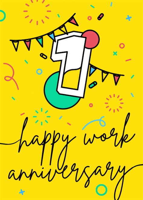 Work Anniversary Cards | Group eCards for office