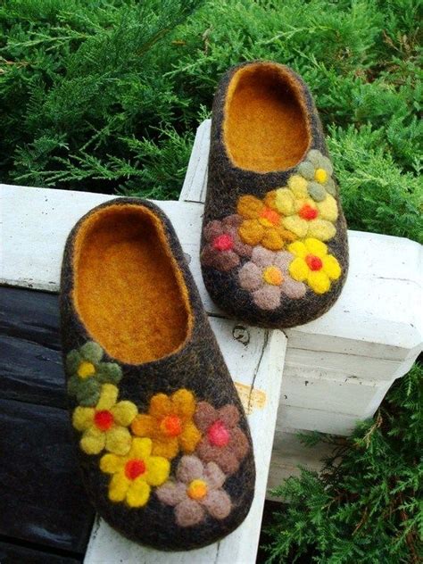 Get The Pattern To Felt Your Own Clog-Style Slippers! - KnitHacker | Felted slippers, Felt wool ...