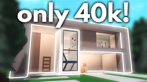 Building a Bloxburg House Using ONLY 40K - YouTube