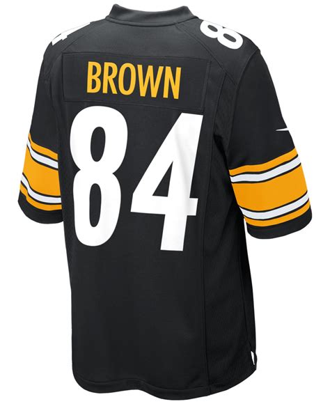 Nike Men's Pittsburgh Steelers Antonio Brown Game Jersey in Black for Men | Lyst