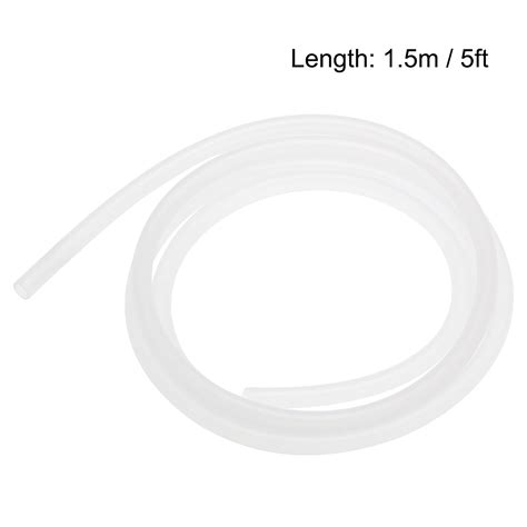 Silicone Tubing, 1/4 inch ID x 5/16 inch OD 5ft Rubber Tube High Temp for Pump Transfer ...