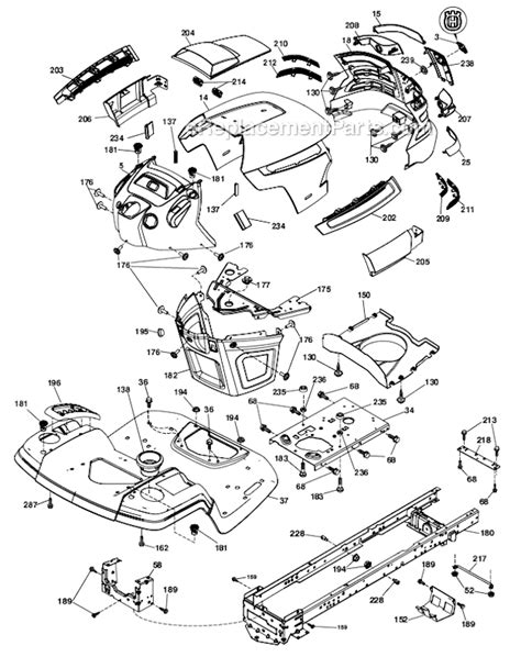 Husqvarna 46 Inch Mower Deck Parts Diagram - bmp-place