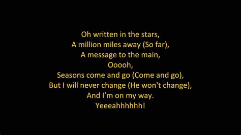 Tinie Tempah - Written In The Stars (feat. Eric Turner) (ON SCREEN LYRICS) - YouTube