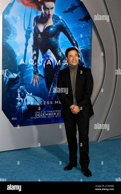 LOS ANGELES - DEC 12: Randall Park at the "Aquaman" Premiere at the TCL ...