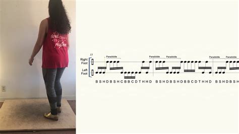 Tap Dance Notation - Paradiddle Variations - YouTube