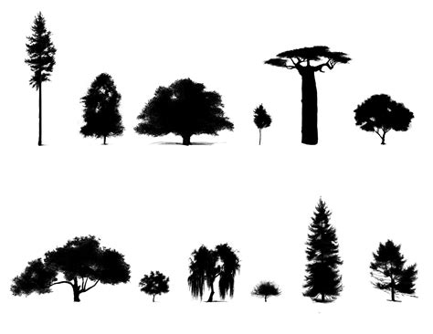 Tree Line Silhouette Tattoo