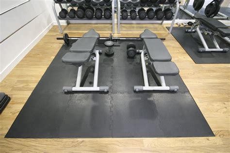 COBA Europe Sport-Tile Rubber Gym Flooring - Interlocking Tiles 610mm X ...