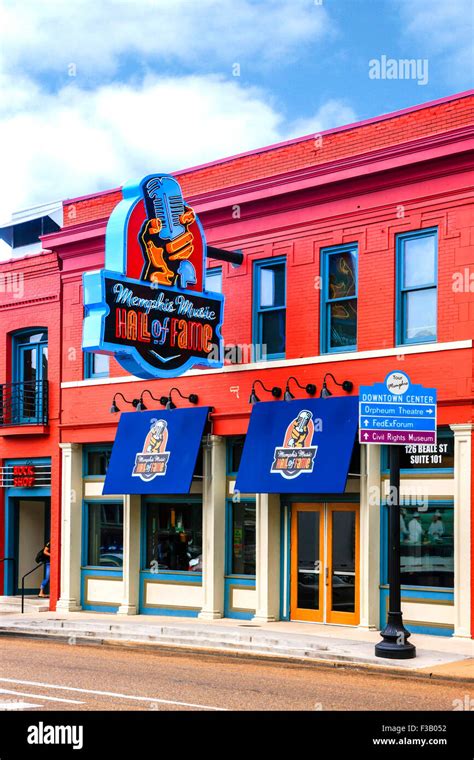 The Memphis Music Hall of Fame museum building Stock Photo - Alamy