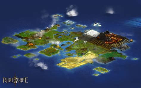 Runescape World Map Map