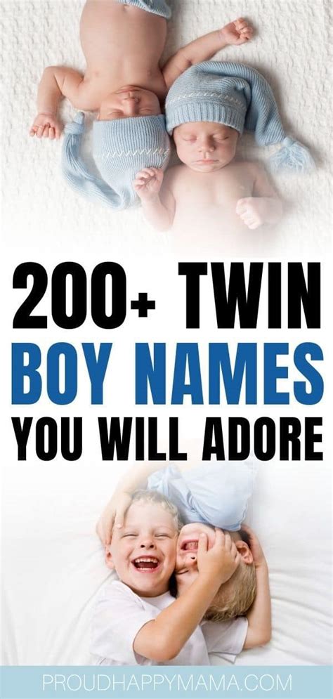 200+ Twin Boy Names That Go Together Perfectly