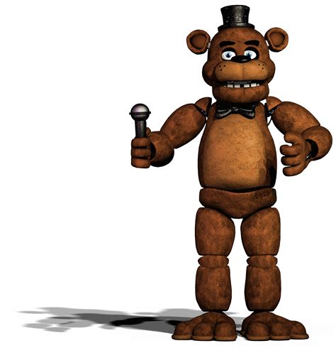 Transparent, colour-corrected Freddy from the HD celebrate poster : r/fivenightsatfreddys