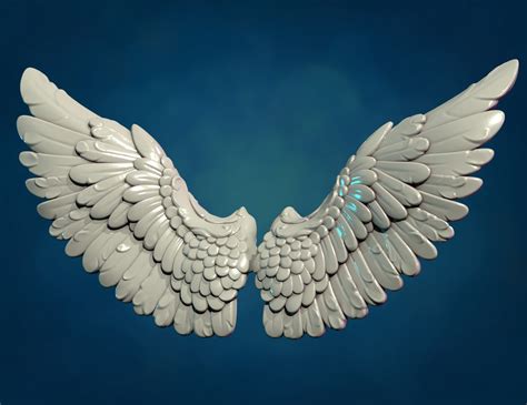 ArtStation - Wings sculpture | Resources