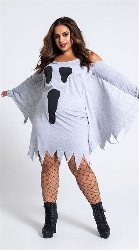 Plus Size Sexy Ghost Saleslingerie Costume - Saleslingerie: Best Sexy ...