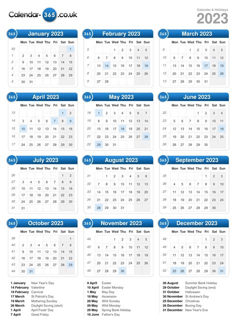 Calendar 2023