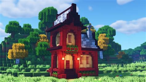 Simple Crimson Survival House in Minecraft - TBM | TheBestMods