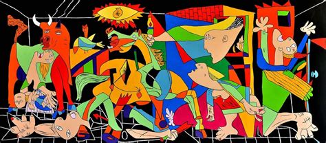 X9 Picasso Guernica Color Bundle Prints Wall Art, for Home and Office Decor. - Etsy