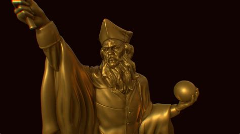 Wizard statue - 3D model by kostikim [2418c0a] - Sketchfab