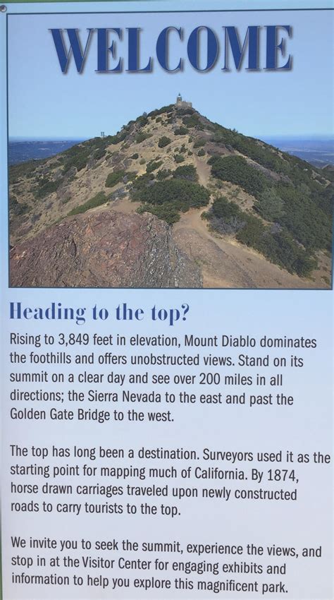 Mt. Diablo Hiking Maps – Marin Sonoma Rentals